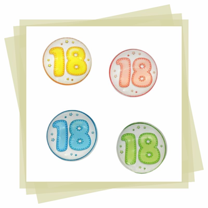 Calamita 18 anni con stelline