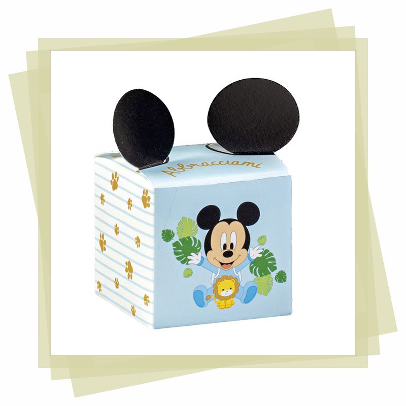 Cubo porta confetti Baby Mickey