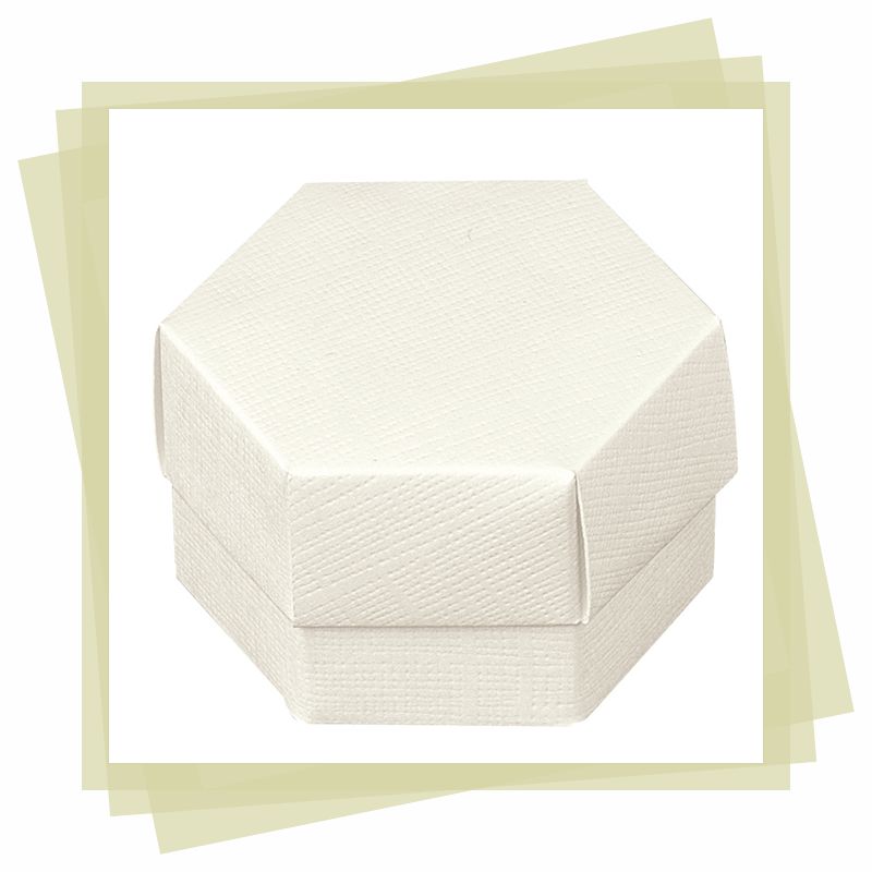 Esagono con inserto separatore varie fantasie