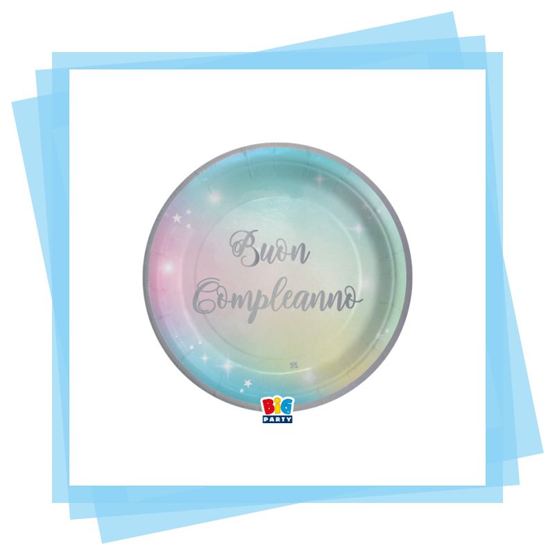 8 Piatti Soft Rainbow