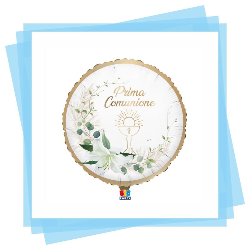 Palloncino Mylar Comunione Lily