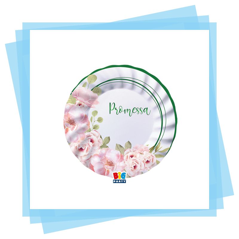 8 Piatti Promessa Floral